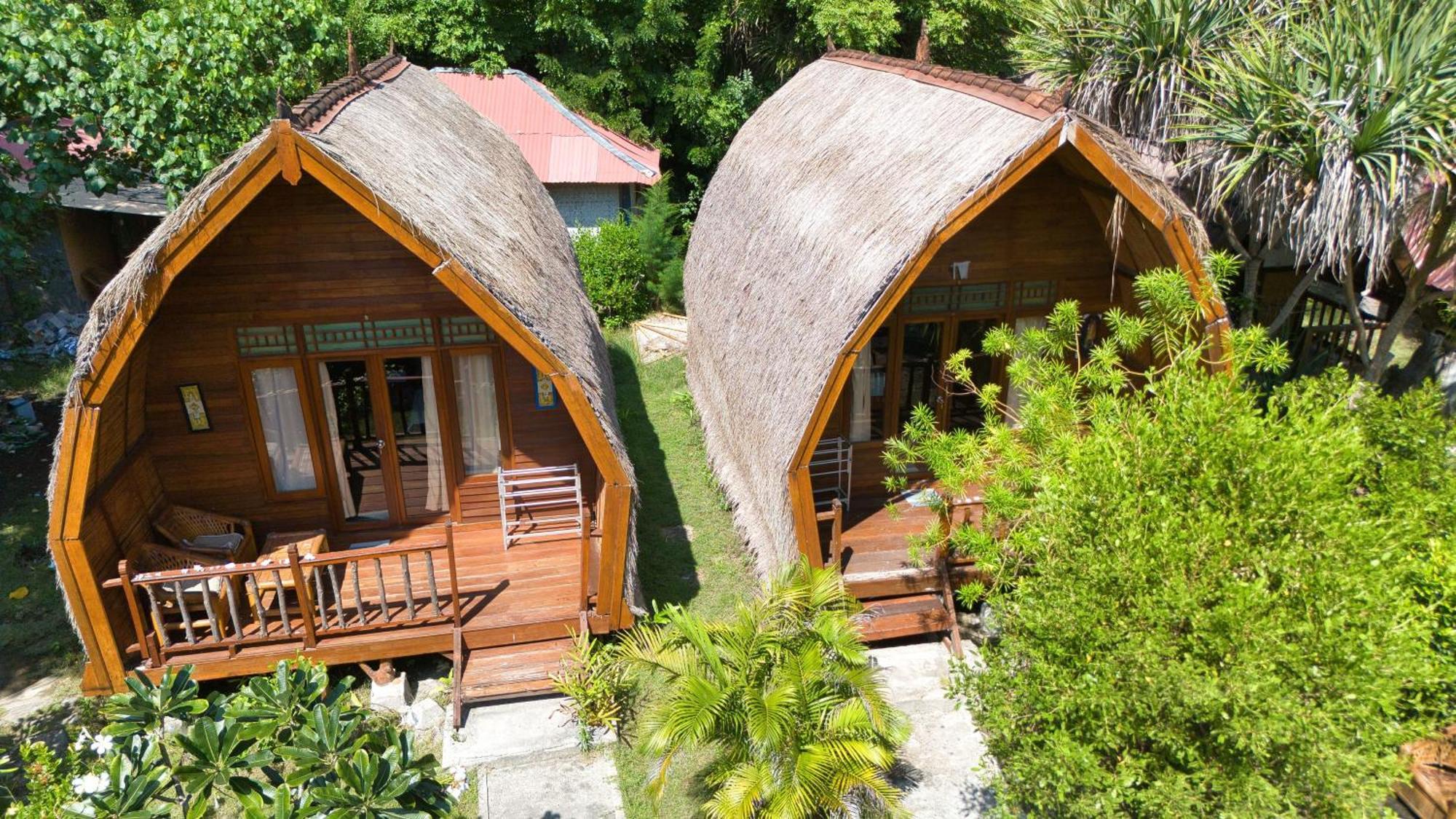 Bunga Bungalows Gili Meno Eksteriør bilde