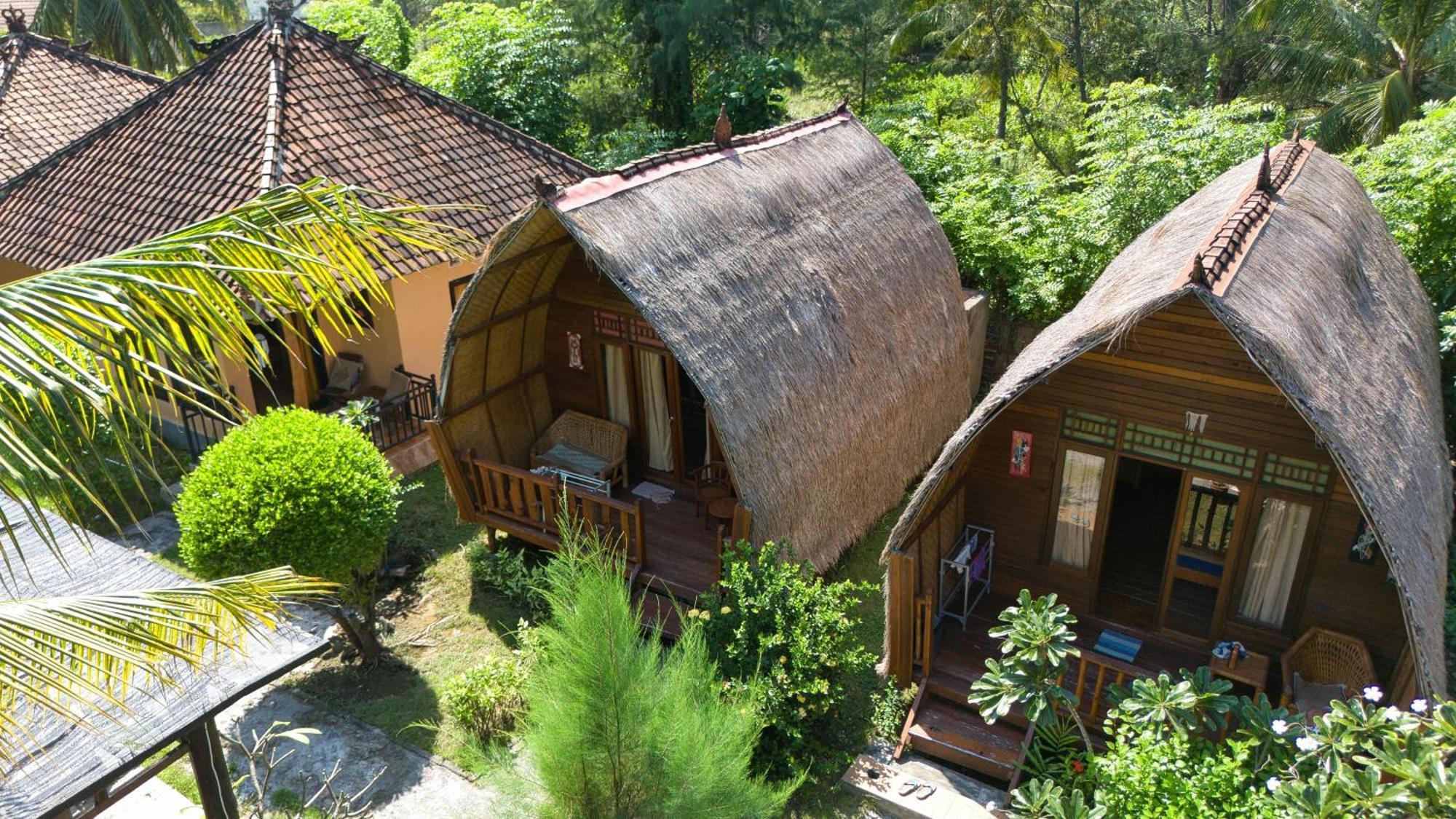 Bunga Bungalows Gili Meno Eksteriør bilde