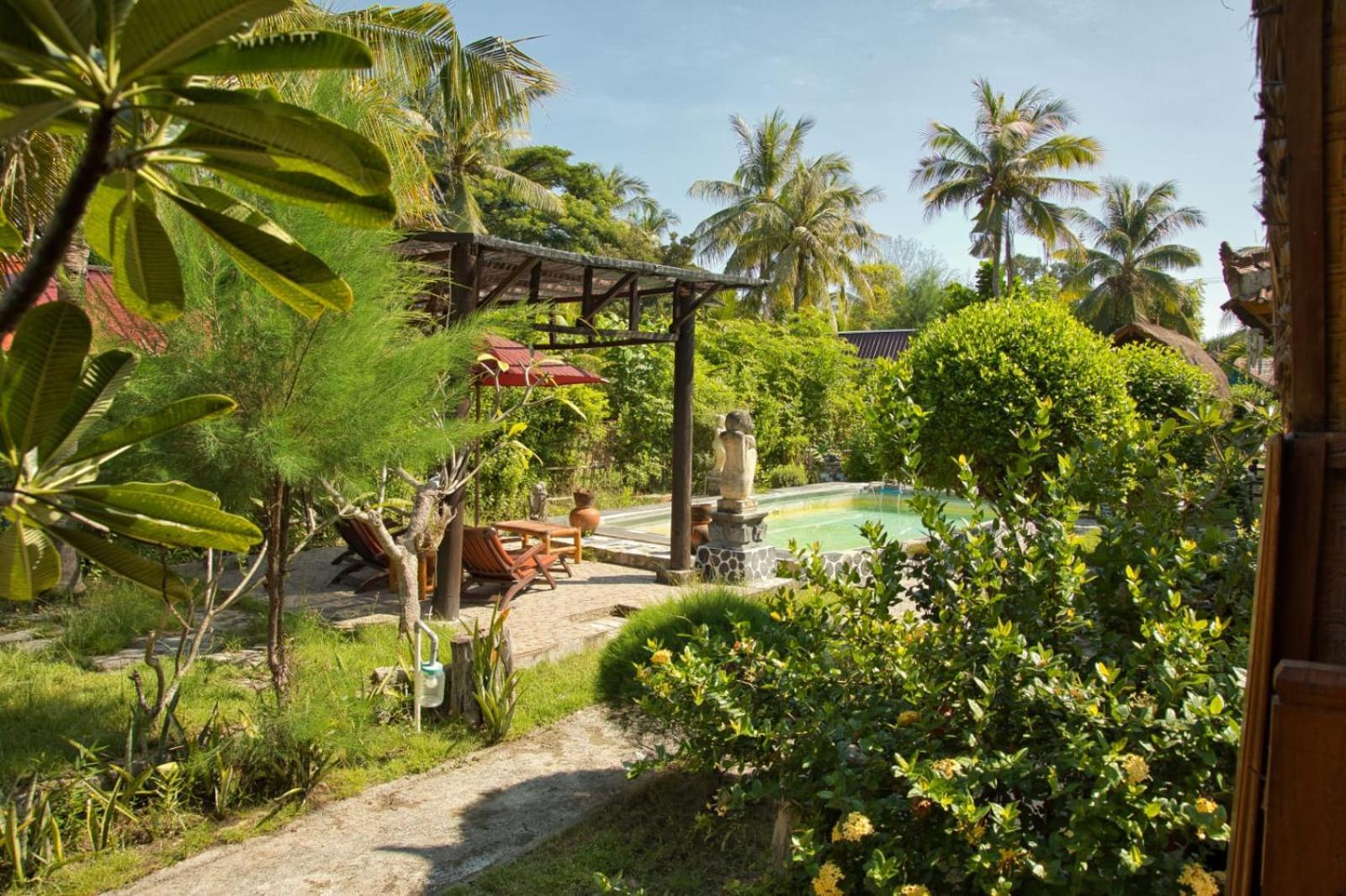 Bunga Bungalows Gili Meno Eksteriør bilde