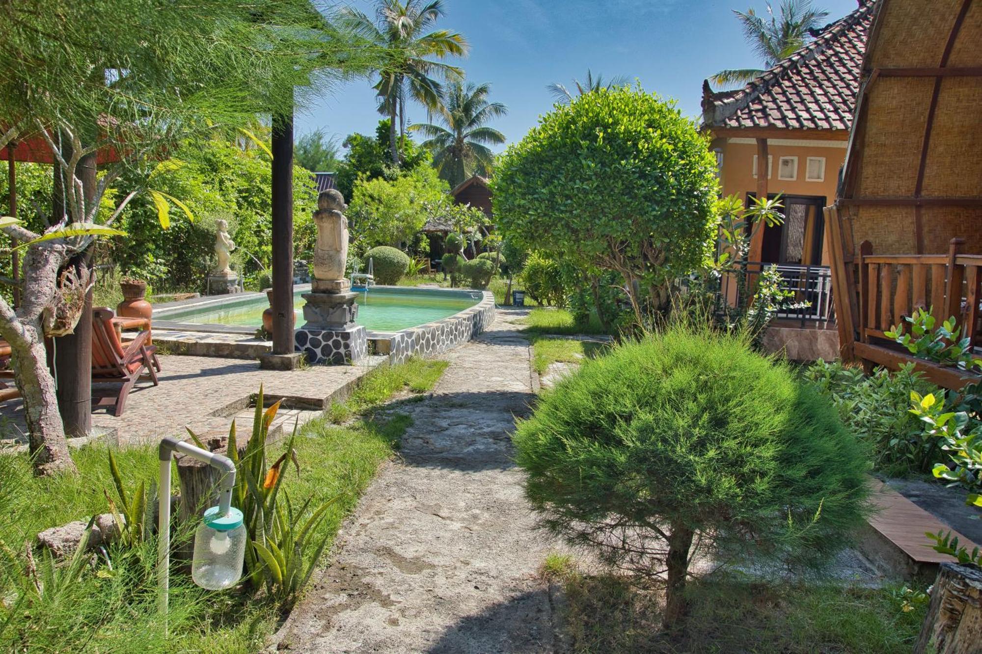 Bunga Bungalows Gili Meno Eksteriør bilde
